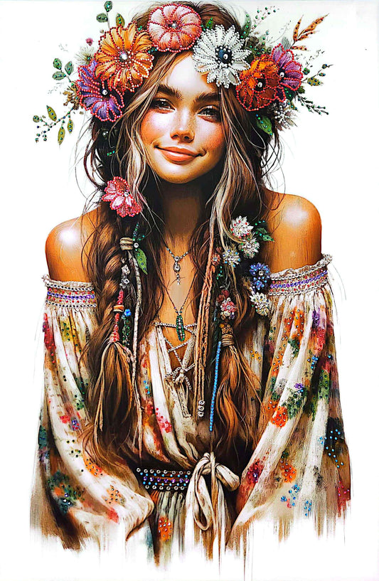 "Autumn" - Boho Crystalized (Medium Size)