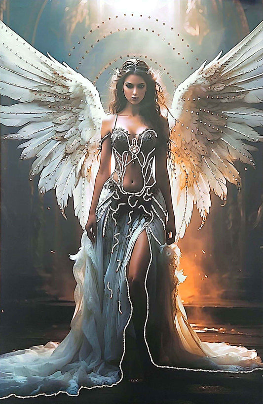 "Evangeline" -  Angel Crystalized (Medium Size)